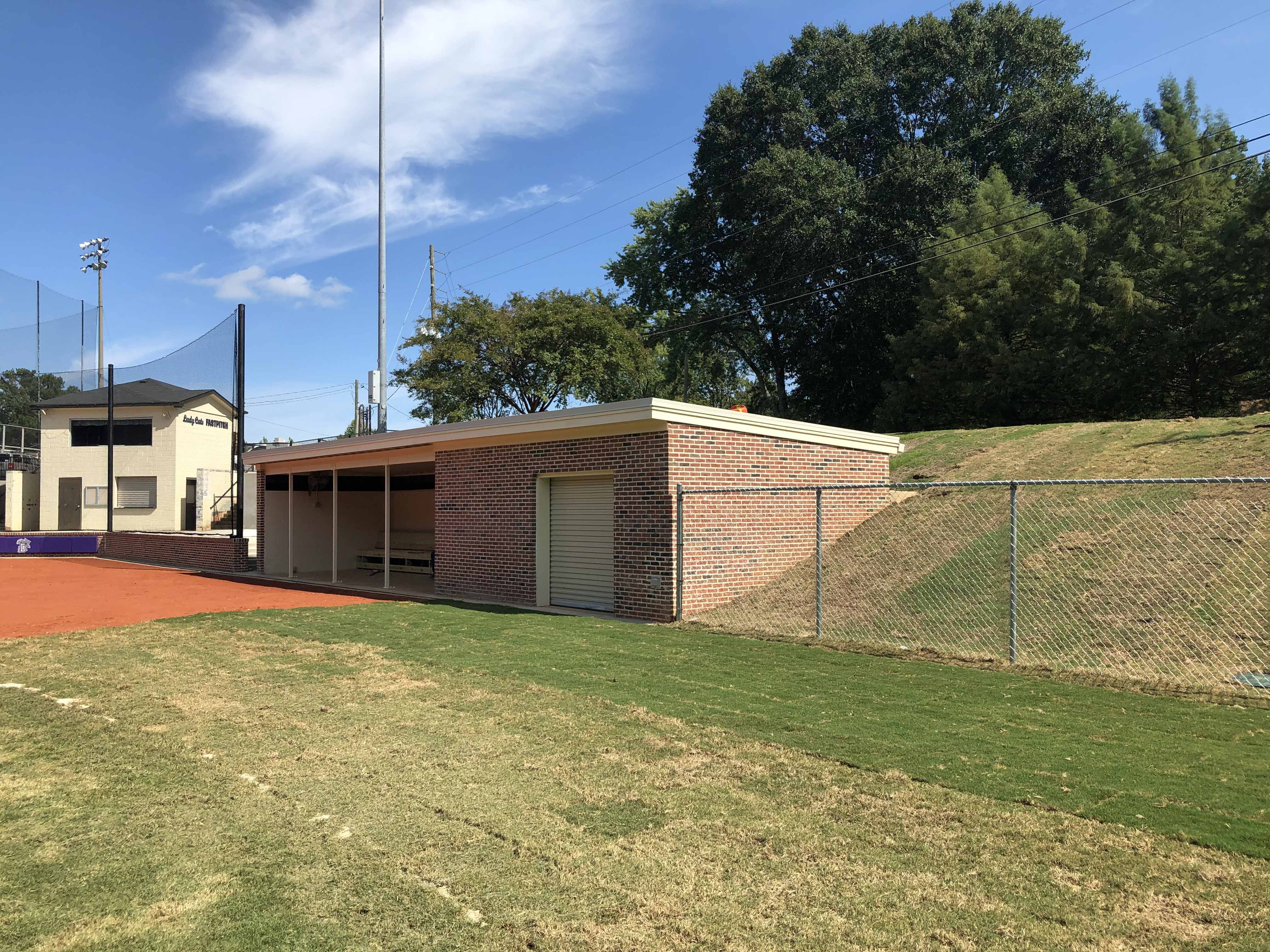 Softball dugout